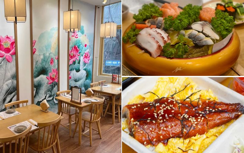 Trạm Sushi có thực đơn Nhật đa dạng, giá hợp lý ở Hà Nội