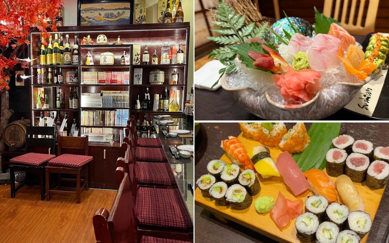 Sushibar Xuân Diệu với thực đơn sushi đa dạng tại Tây Hồ