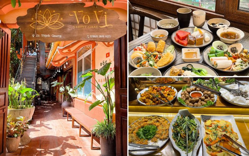 Buffet chay Vô Vi với hơn 50 món đa dạng tại Hà Nội