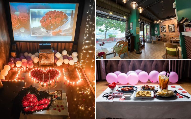 Cine Cafe Chùa Láng có không gian phòng chiếu phim riêng tư, ấm cúng