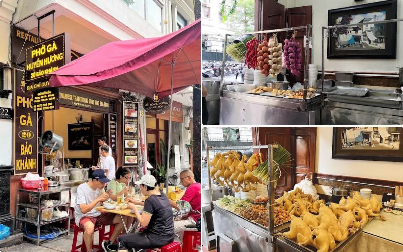 Phở Gà Huyền Hương Bảo Khánh còn cung cấp thêm chân gà rút xương