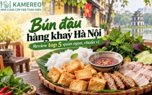 Bún đậu hàng khay Hà Nội